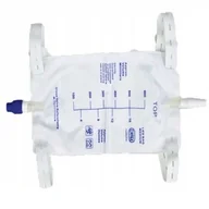 Meble i wyposażenie gabinetów medycznych - Inna Eliptyczny worek do zbiórki moczu na nogę 1 szt. 500 ml NN-MZA-WDZM-003 - miniaturka - grafika 1