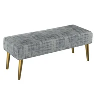 Ławki do przedpokoju - Dekoria.pl Dekoria.pl Ławka Velvet szary beton 100 × 40 × 40 cm Velvet 1429-704-32 - miniaturka - grafika 1