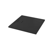Brodziki prysznicowe - Cersanit Tako Slim Brodzik kwadratowy 90x90 cm + syfon czarny mat S932-166 - miniaturka - grafika 1
