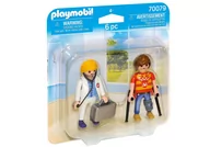 Figurki dla dzieci - PLAYMOBIL 70079 dual Pack lekarze i chorzy, kolorowy - miniaturka - grafika 1