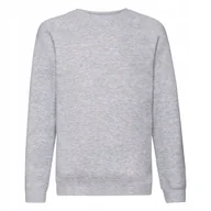 Bluzy dla dziewczynek - Bluza Dziecięca Raglan Sweat Heather Grey r. 7-8(128) - miniaturka - grafika 1