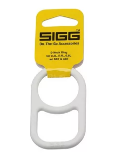 Sigg butelka Grip D-Neck ring, biały 8475.3 - Akcesoria turystyczne - miniaturka - grafika 1