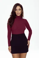 Bluzki damskie - Matylda Koszulka bordowa Eldar XL - miniaturka - grafika 1