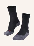 Skarpetki damskie - Falke Trekkingowe Skarpety tk5 Z Dodatkiem Wełny Merino grau - miniaturka - grafika 1
