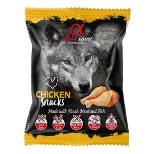 Alpha Spirit KURCZAK przysmaki treningowe 50g, kosteczki - Przysmaki dla psów - miniaturka - grafika 1