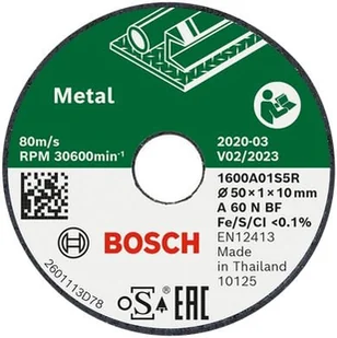 Bosch TARCZA DO CIĘCIA expert for Inox - Tarcze do pił - miniaturka - grafika 1