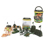 Zabawki militarne - Madej - Wojsko w tubie wiaderko - miniaturka - grafika 1