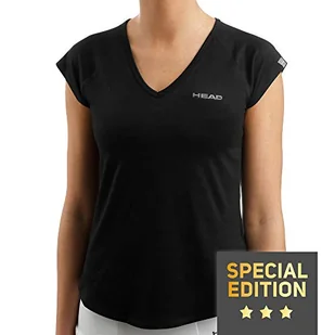 HEAD HEAD Damska Head, Janet T-shirt Special Edition, biała odzież wierzchnia czarny czarny XL 814559 - Koszulki i topy damskie - miniaturka - grafika 1