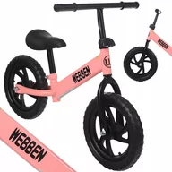 Rowerki biegowe - Różowy lekki rowerek biegowy Webben Berry-05 dla dziewczynki 12" pianka EVA - miniaturka - grafika 1