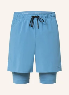 Nike Szorty Treningowe 2 W 1 Unlimited blau - Spodenki damskie - miniaturka - grafika 1