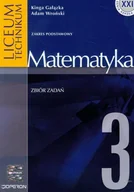 Matematyka - Matematyka 3. Zbiór zadań. Liceum ogólnokształcące. Zakres podstawowy - Adam Wroński, Kinga Gałązka - podręcznik - miniaturka - grafika 1