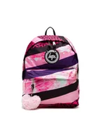 Plecaki - Plecak Dark Pink Stripe Crest Backpack YVLR-653 Różowy - HYPE - miniaturka - grafika 1