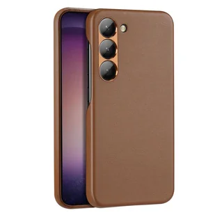 Dux Ducis Grit etui Samsung Galaxy S23+ elegancki pokrowiec ze sztucznej skóry MagSafe brązowe - Etui i futerały do telefonów - miniaturka - grafika 1