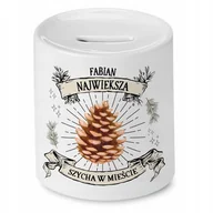 Skarbonki - Skarbonka 330 ml Dla Kaliny Córki Dziecka z Nadrukiem ze Zdjęciem + Opakowanie na prezent (wzór 01) - miniaturka - grafika 1