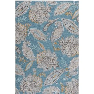 Dywan wewnętrzny MULTIDECOR Piar pnącze 160 x 230cm Turkusowy - Dywany - miniaturka - grafika 1