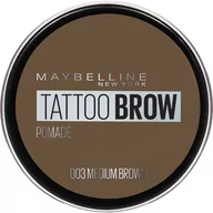 Akcesoria i kosmetyki do stylizacji brwi - Maybelline New York tatuaż do brwi, 4 ml średnia - miniaturka - grafika 1