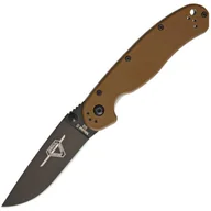 Noże - Nóż składany Ontario Rat II Coyote Brown D2 - miniaturka - grafika 1