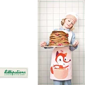 Akcesoria do wózków - LILLIPUTIENS Fartuch i czapka kucharska Mały kucharz, Lisiczka Alice, 4+ - miniaturka - grafika 1