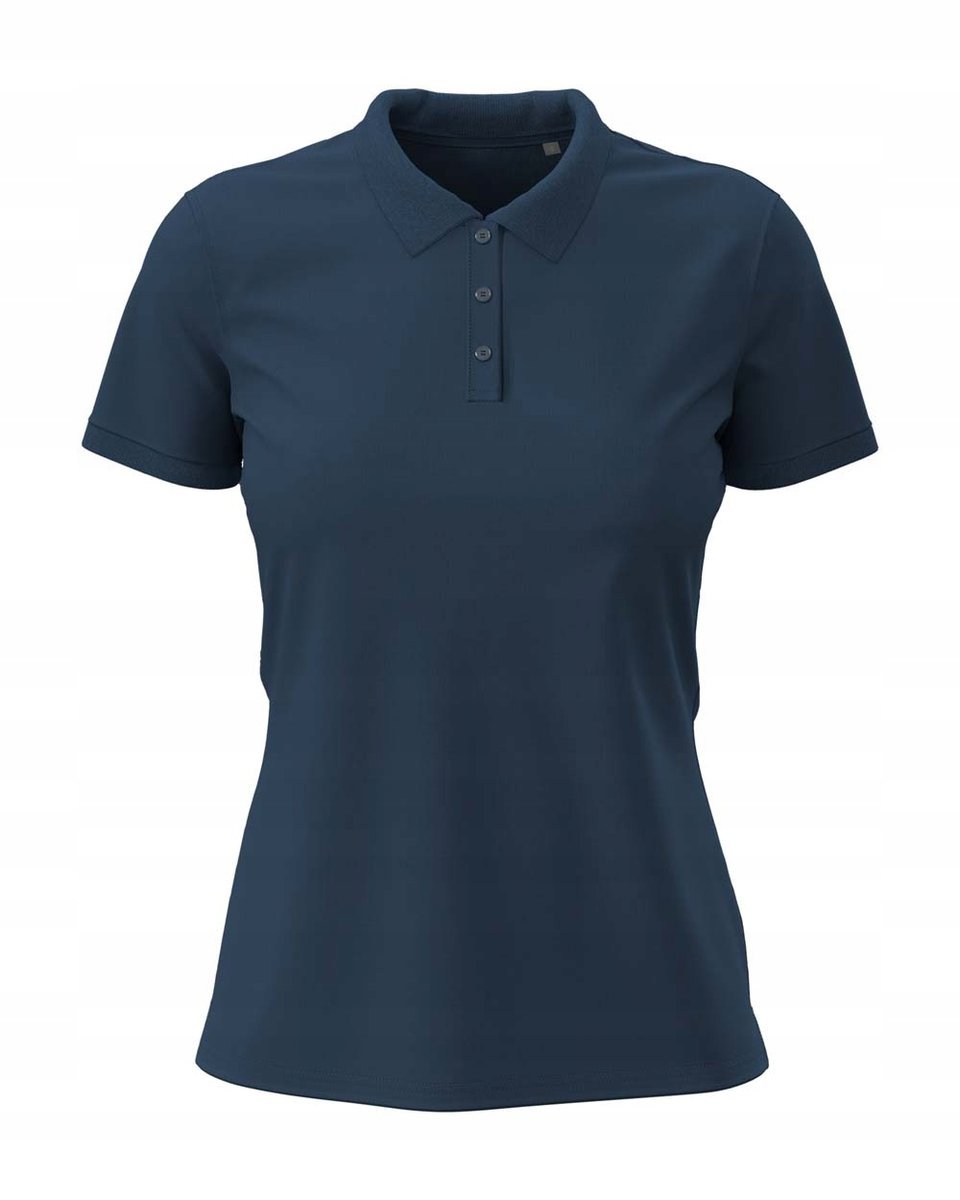 Koszulka damska polo bawełniana Polówka Stedman ST9740 Claire Navy Blue XXL