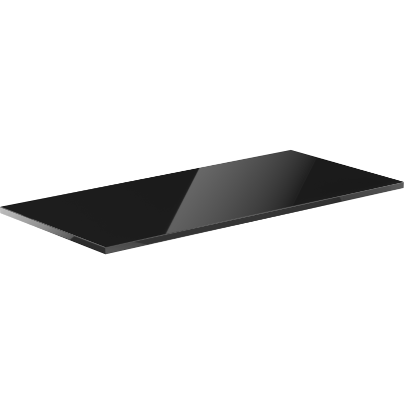 Mexen Uni blat naszafkowy 120 cm, czarny połysk - 91AXX-1204-464-18-70