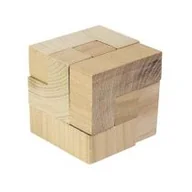 Układanki dla dzieci - Goki Sześcian, układanka logiczna, HS001 - miniaturka - grafika 1