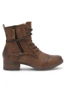 Botki damskie - Mustang Botki 1229-508 Brązowy - miniaturka - grafika 1