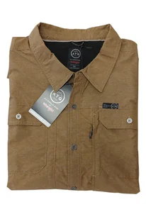 Koszula męska outdoorowa Wrangler Mixed Material Shirt Regular Fit Kangaroo ATG - Koszule męskie - miniaturka - grafika 1