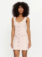 Sukienki - Guess Sukienka codzienna Tosca W4GK53 WG5F2 Różowy Slim Fit - miniaturka - grafika 1