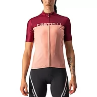 Bluzy damskie - CASTELLI 4522065-566 VELOCISSIMA JRS Bluza damska różowy/bordowy M, Rumieniec/bordowy, M - miniaturka - grafika 1
