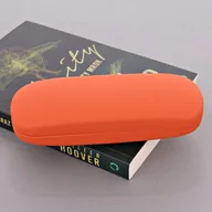 Akcesoria do okularów - Etui na okulary Futerał STHC-13F pomarańczowe - miniaturka - grafika 1