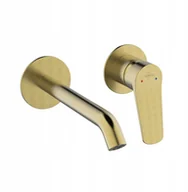 Baterie umywalkowe - Invena bateria umywalkowa podtynkowa Alonia, złoto szczotkowane BP-70-U09-V - miniaturka - grafika 1