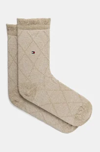 Tommy Hilfiger skarpetki damskie kolor beżowy 701229857 - Skarpetki damskie - miniaturka - grafika 1