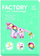 Prace ręczne dla dzieci - Zestaw artystyczny przypinka Jednorożec Djeco DJ09321 - miniaturka - grafika 1