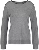 Swetry damskie - GERRY WEBER Edition Damski sweter 97661-44727, szary melanż, 40 (DE) - miniaturka - grafika 1