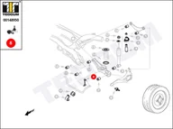 Łączniki stabilizatorów - TEDGUM Łącznik stabilizatora TEDGUM 00148950 517849 00148950 - miniaturka - grafika 1