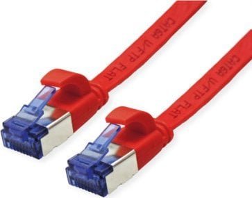 Value Patchkabel VALUE FTP, Cat.6A Class EA, extra plat, rood, 1 m