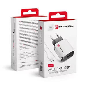 Baseus Forcell Ładowarka Sieciowa 2A kabel MicroUSB i USB Forcell baseus_20190828123542 - Ładowarki do telefonów - miniaturka - grafika 1