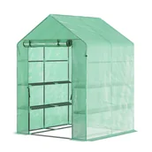 Szklarnie ogrodowe - Szklarnia Harrest Trwała, odporna na promieniowanie UV szklarnia foliowa 143 x 143 x 195 cm - miniaturka - grafika 1