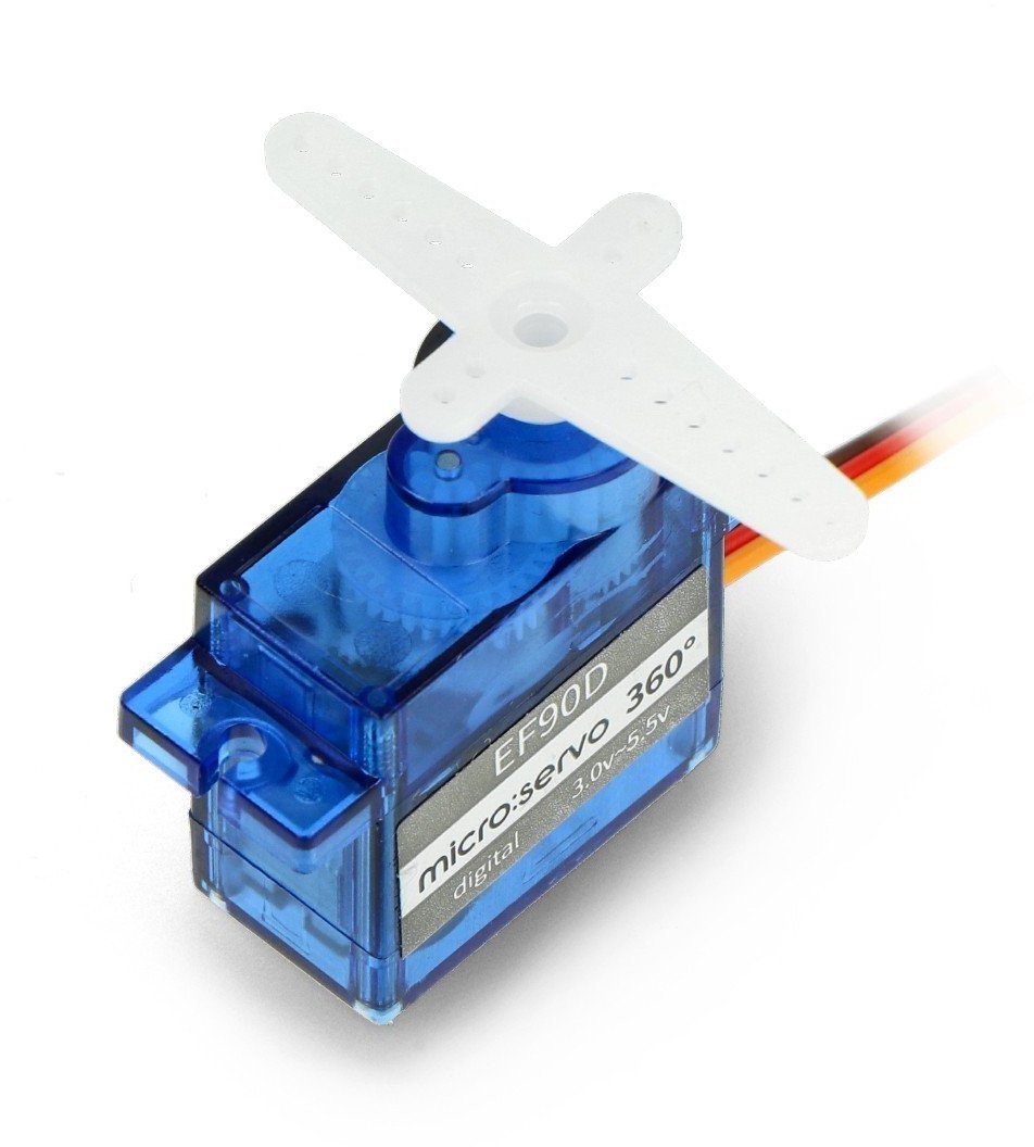 Servo EF90D 360 - micro - su ratu ir padanga