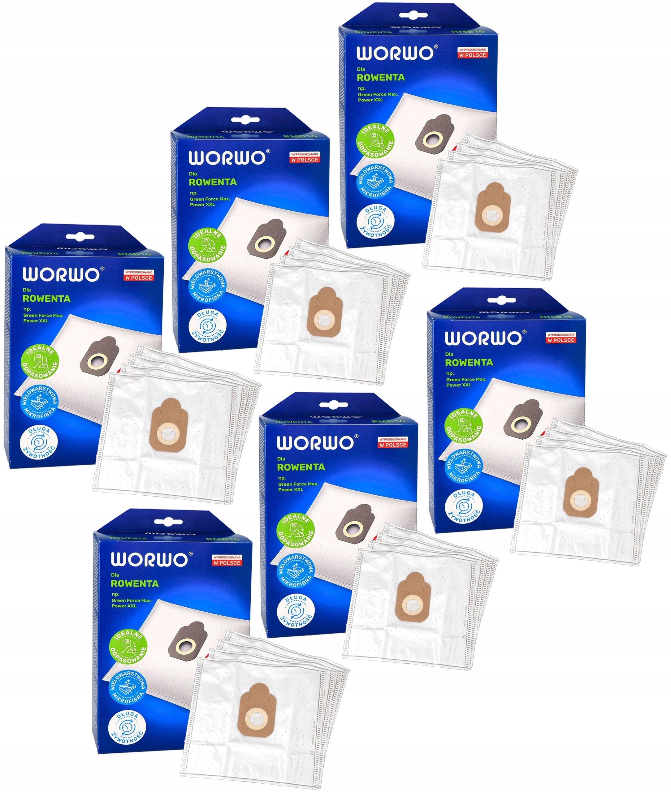 Worki do odkurzacza Tefal zamiennik Hygiene ZR200540 ZR200520 24 szt