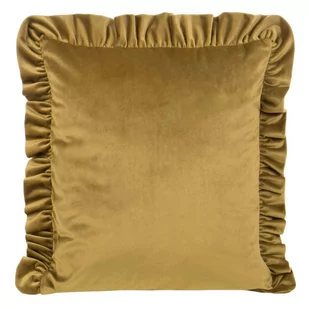 Euro Firany Poszewka 45 x 45 Eurofirany Velvet 25/A Miodowy 1221887 - Poszewki na poduszki - miniaturka - grafika 1