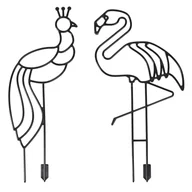 Pozostałe akcesoria do uprawy roślin - HowHomely Podpórki do roślin 55 cm - miniaturka - grafika 1