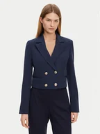 Marynarki i żakiety damskie - Guess Marynarka W5GN67 WH9Y2 Granatowy Regular Fit - miniaturka - grafika 1