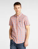 Koszule męskie - Męska Koszula Lee Lee Button Down Ss Paprika L886Dgni-M - miniaturka - grafika 1