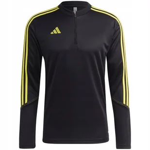 Bluza męska adidas Tiro 23 Club Training Top czarno-żółta IC1579 S - Bluzy męskie - miniaturka - grafika 1