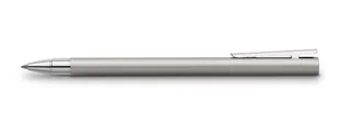 Pióro Kulkowe Faber-Castell Neo Slim Stalowe Matowe - Pióra kulkowe - miniaturka - grafika 1