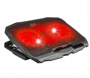 PODSTAWKA PODKŁADKA CHŁODZĄCA POD LAPTOPA 12-17 DUŻA STABILNA GAMINGOWA - Podkładki chłodzące pod laptopa - miniaturka - grafika 1