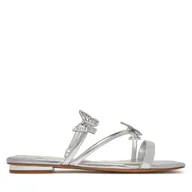 Klapki i japonki damskie - Klapki Aldo Flyhigh 13966745 Srebrny - miniaturka - grafika 1