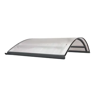 Daszek nad drzwiowy Eko antracyt 158x90x26 cm Robelit 5905725047031 - Daszki nad drzwi - miniaturka - grafika 1