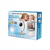 Elektroniczne nianie i monitory oddechu - NIANIA ELEKTRONICZNA KAMERA OBRAZ NA ŻYWO WIDEO LCD TRYB NOCNY - miniaturka - grafika 1